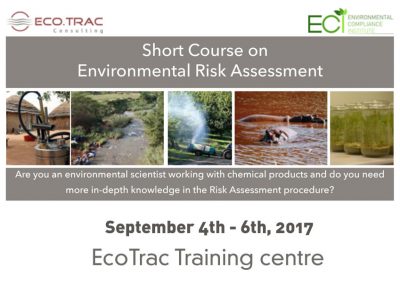 Short Course on Environmental Risk Assessment
